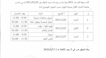 نقابة المحامين الشرعيين الفلسطينيين تنهي كافة التجهيزات الإدارية واللوجستية لعقد امتحان مزاولة مهنة المحاماة الشرعية