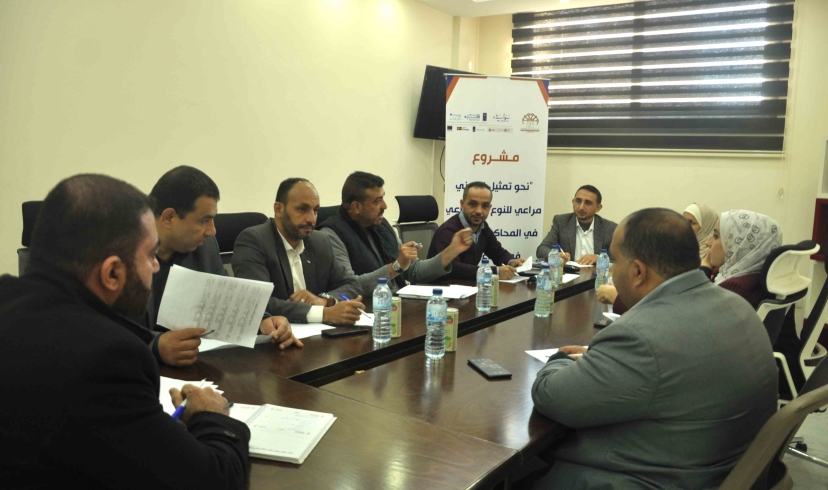 الاجتماع التمهيدي مع المدربين القانونيين في مجال القانون وحقوق الإنسان وبشكل خاص حقوق المرأة والطفل