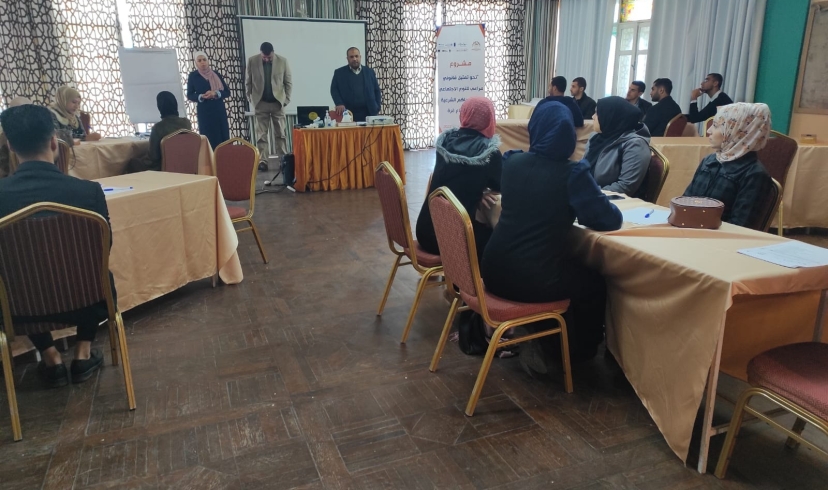 افتتاح البرنامج التدريبي ضمن مشروع نحو تمثيل قانوني مراعي للنوع الاجتماعي في المحاكم الشرعية في قطاع غزة